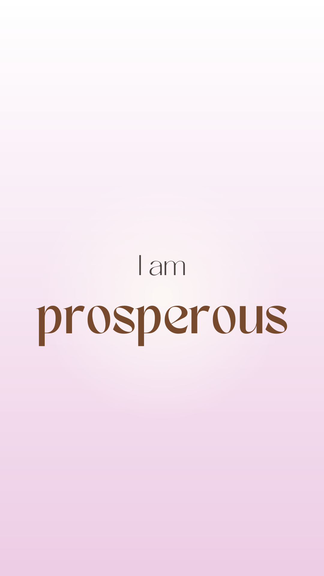 i am prosperous positive affirmation