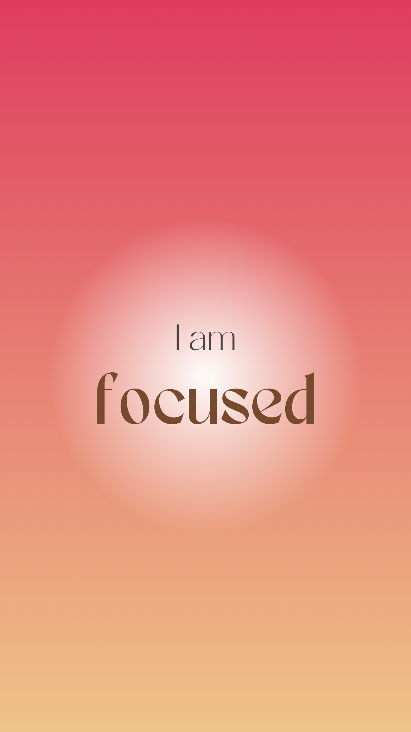 i am focused positive affirmation