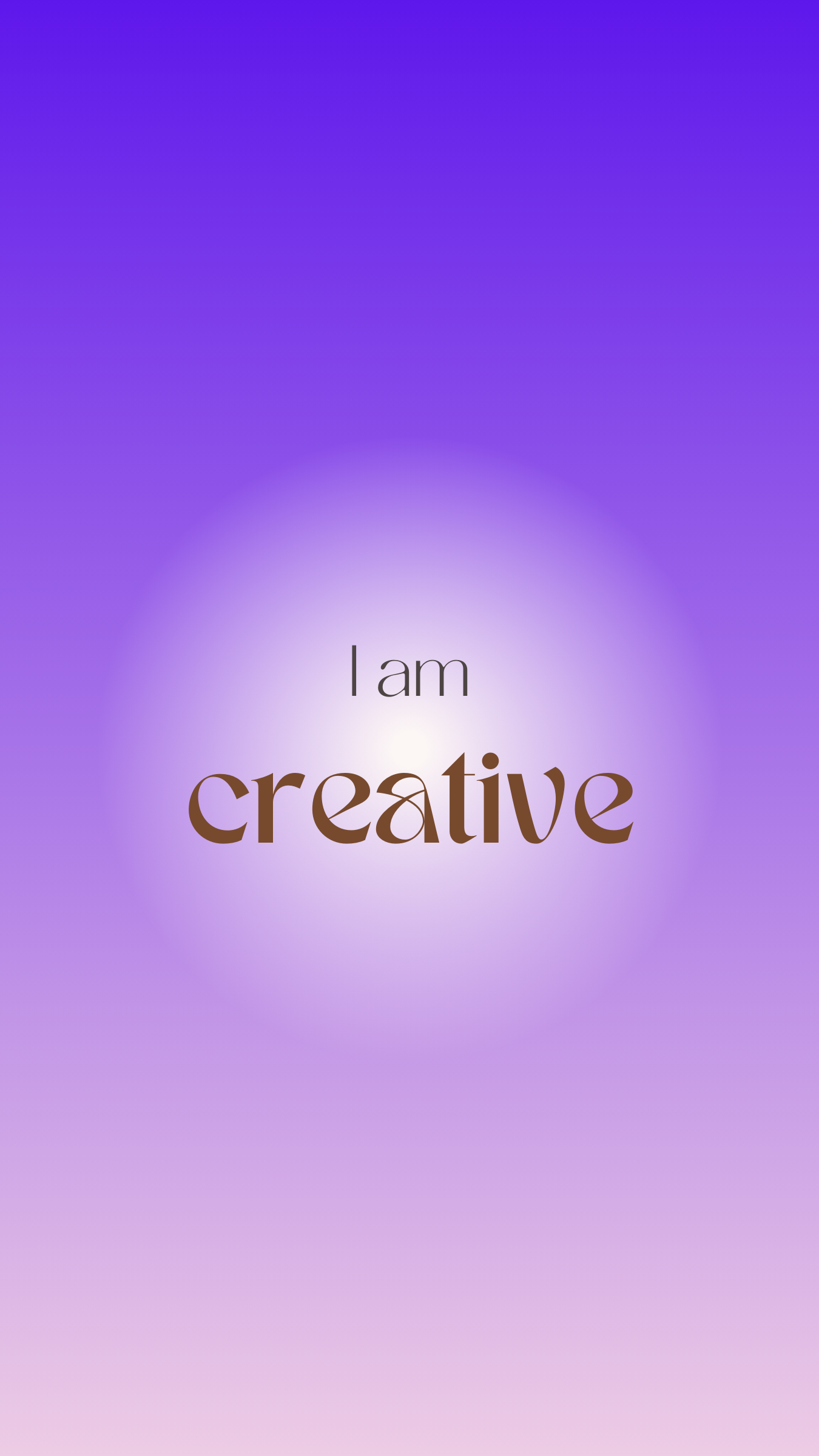 i am creative positive affirmation