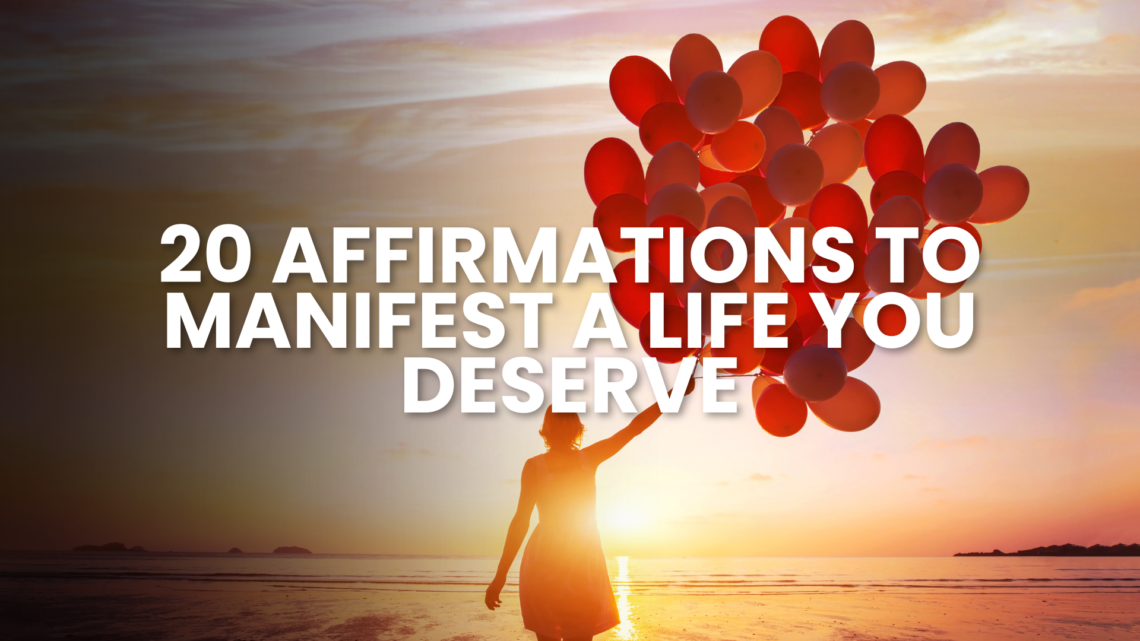 Discover 20 powerful affirmations to boost self-worth, attract positivity, and manifest success in your life. Embrace your worthiness and start living the life you deserve today!
