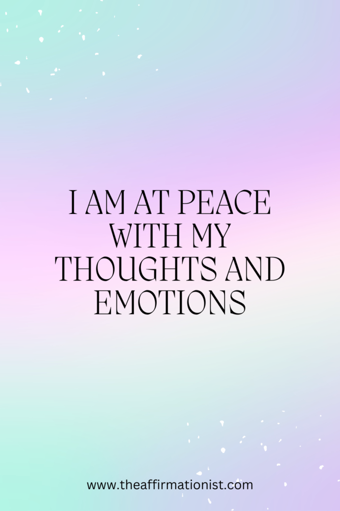 Affirmations for Emotional Healing Release Pain and Embrace Inner