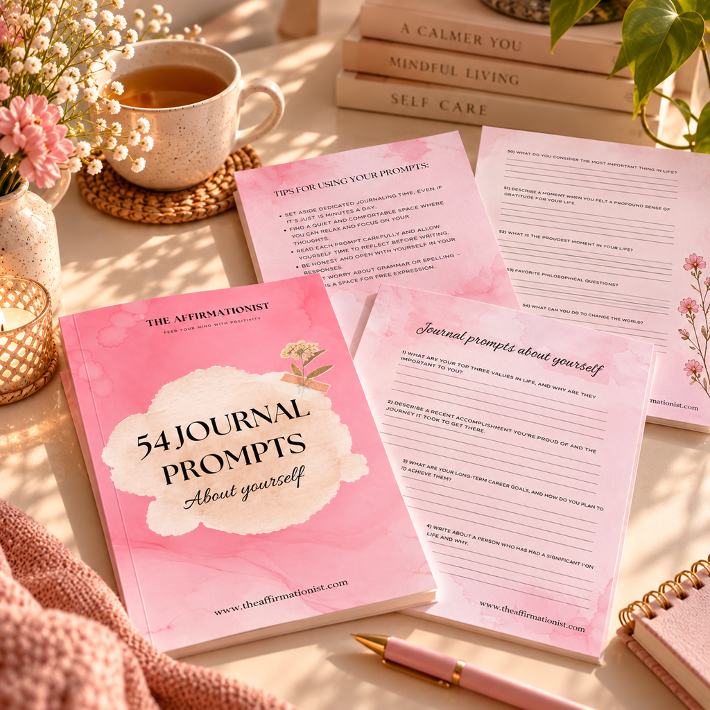 Free 54 Journal Prompts About Yourself to get started.