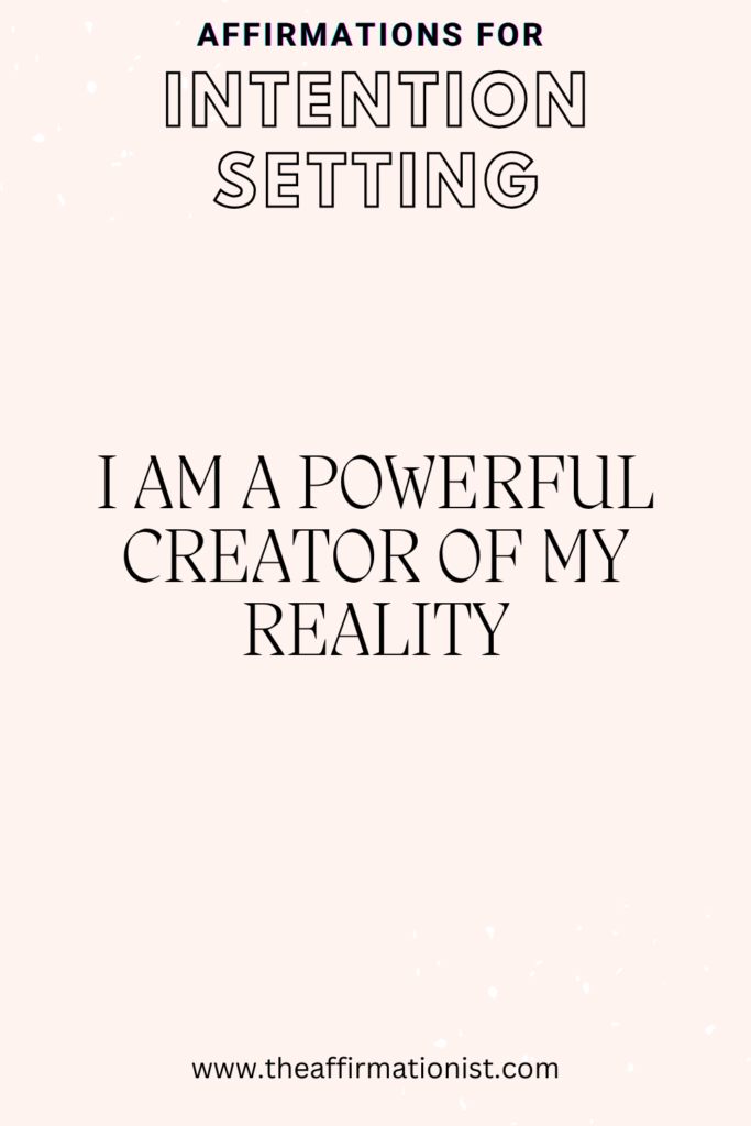 The Power of Intention Setting: Manifesting Your Desires – The ...