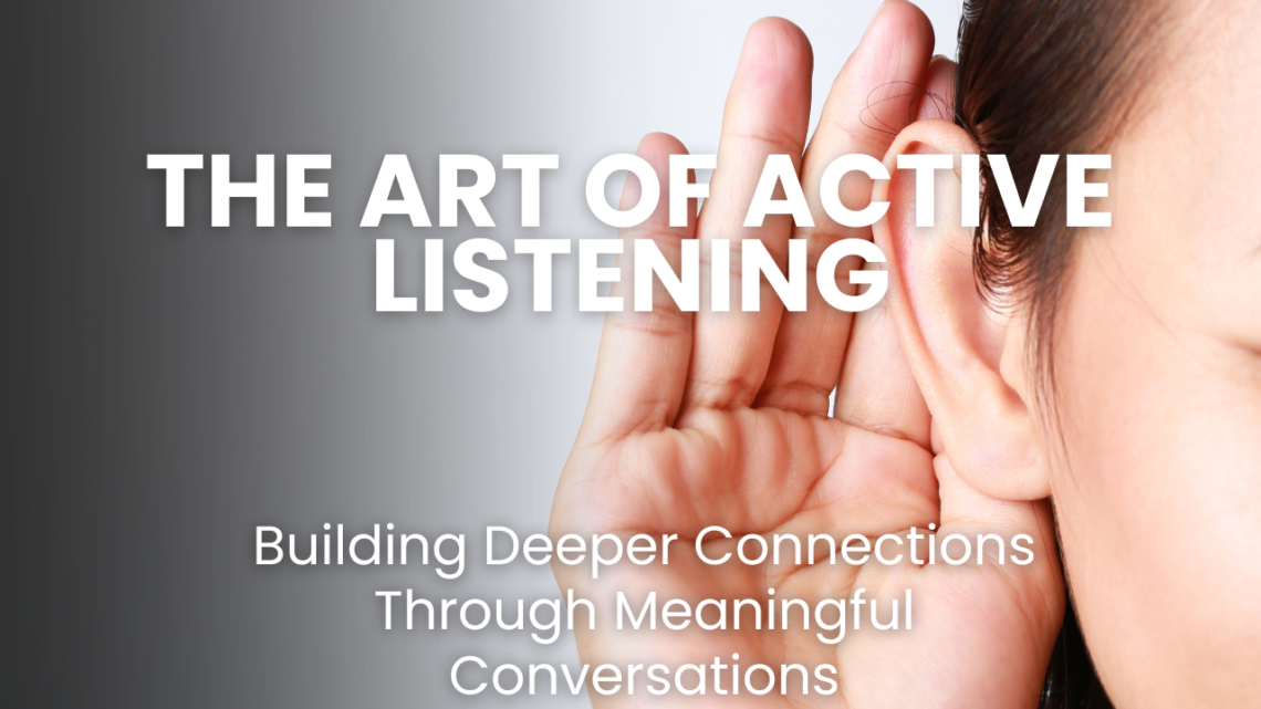 Master the art of active listening and build deeper connections. Learn practical techniques to improve communication, foster empathy, and strengthen relationships.